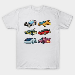 Pixel Future Car T-Shirt